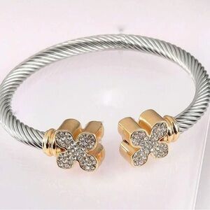 Elegant Gold and Silver Women's Bracelet
